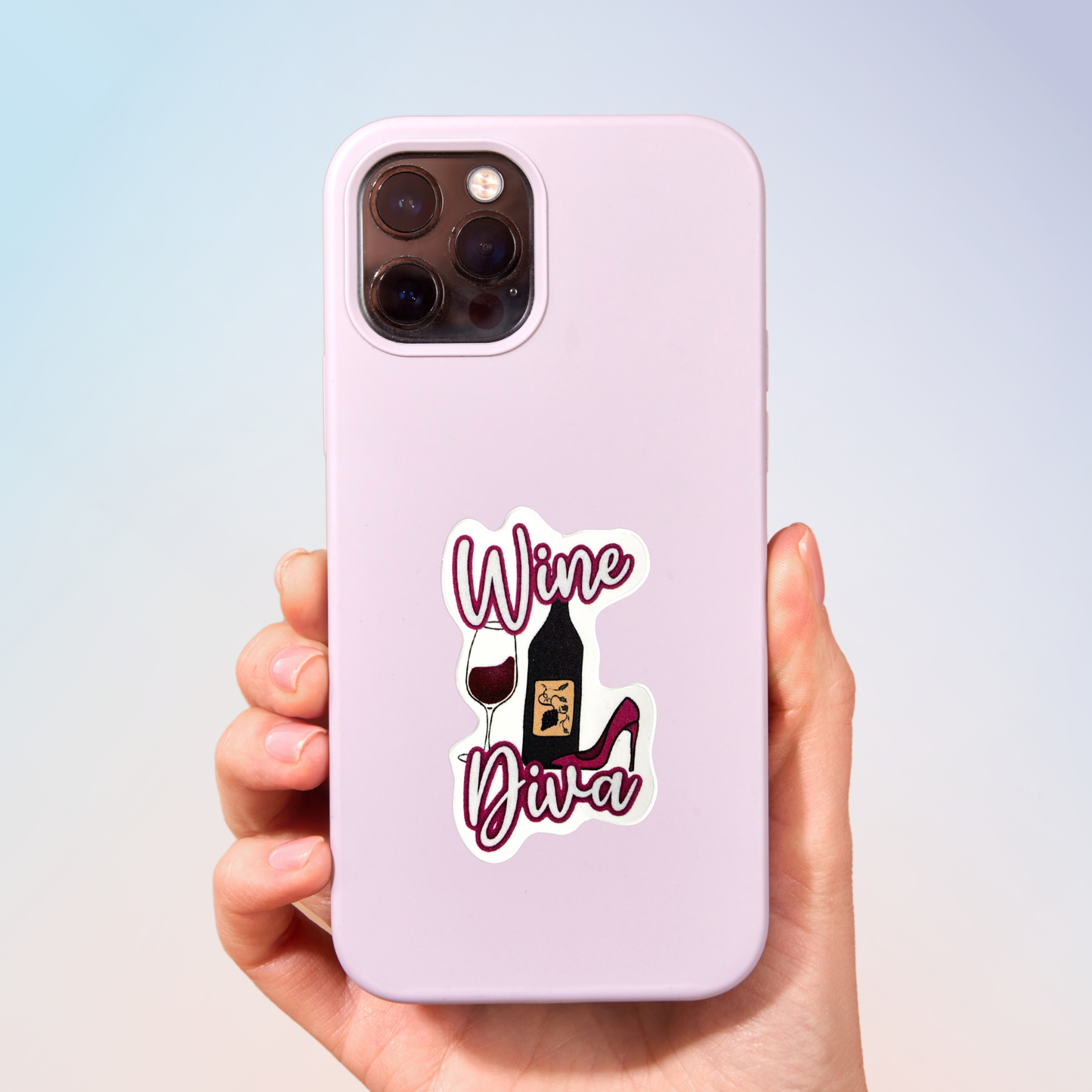 Wine Diva Sticker