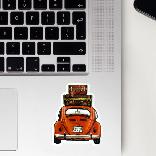 Travel Car Frenzy Sticker