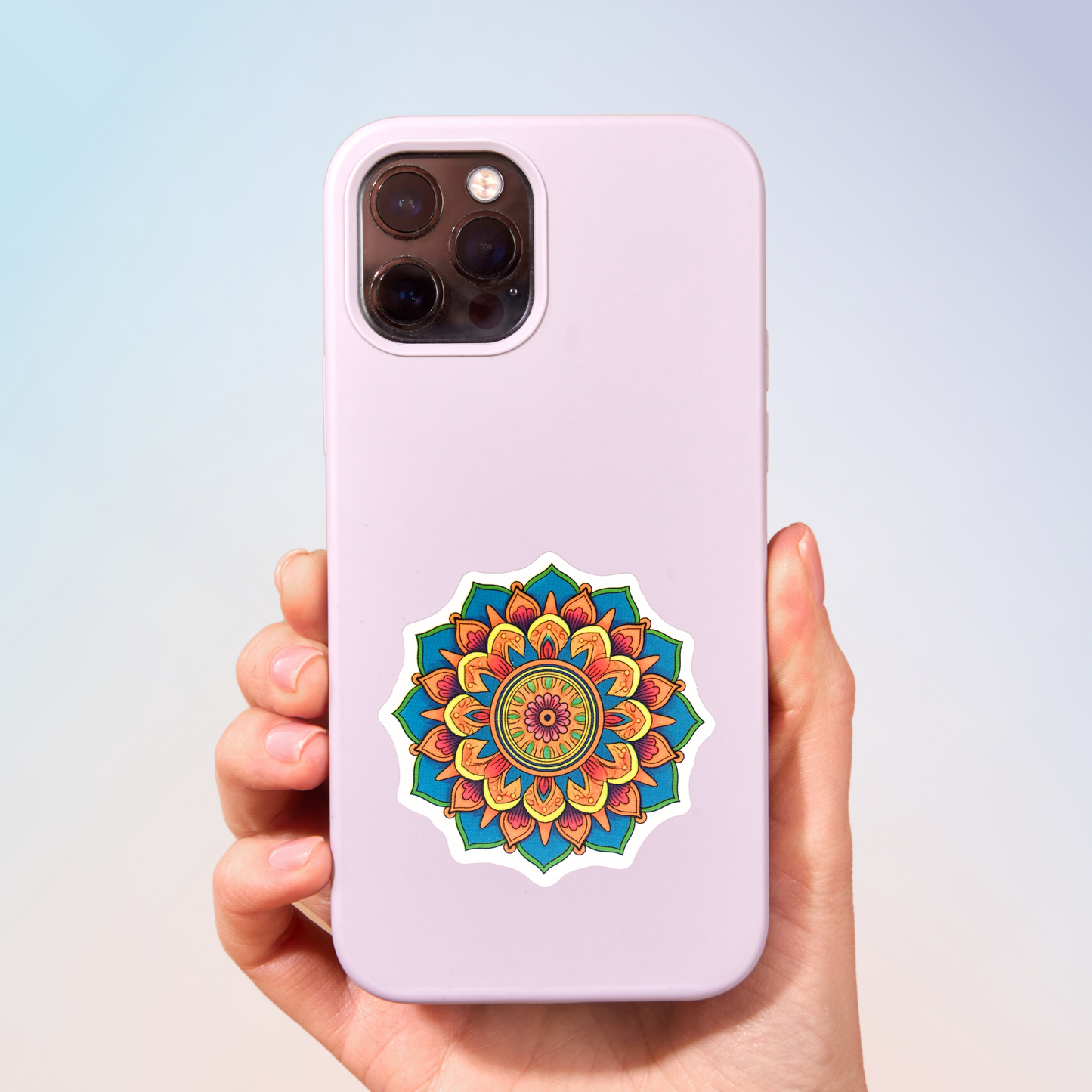 Fantastical Floral Mandala Sticker