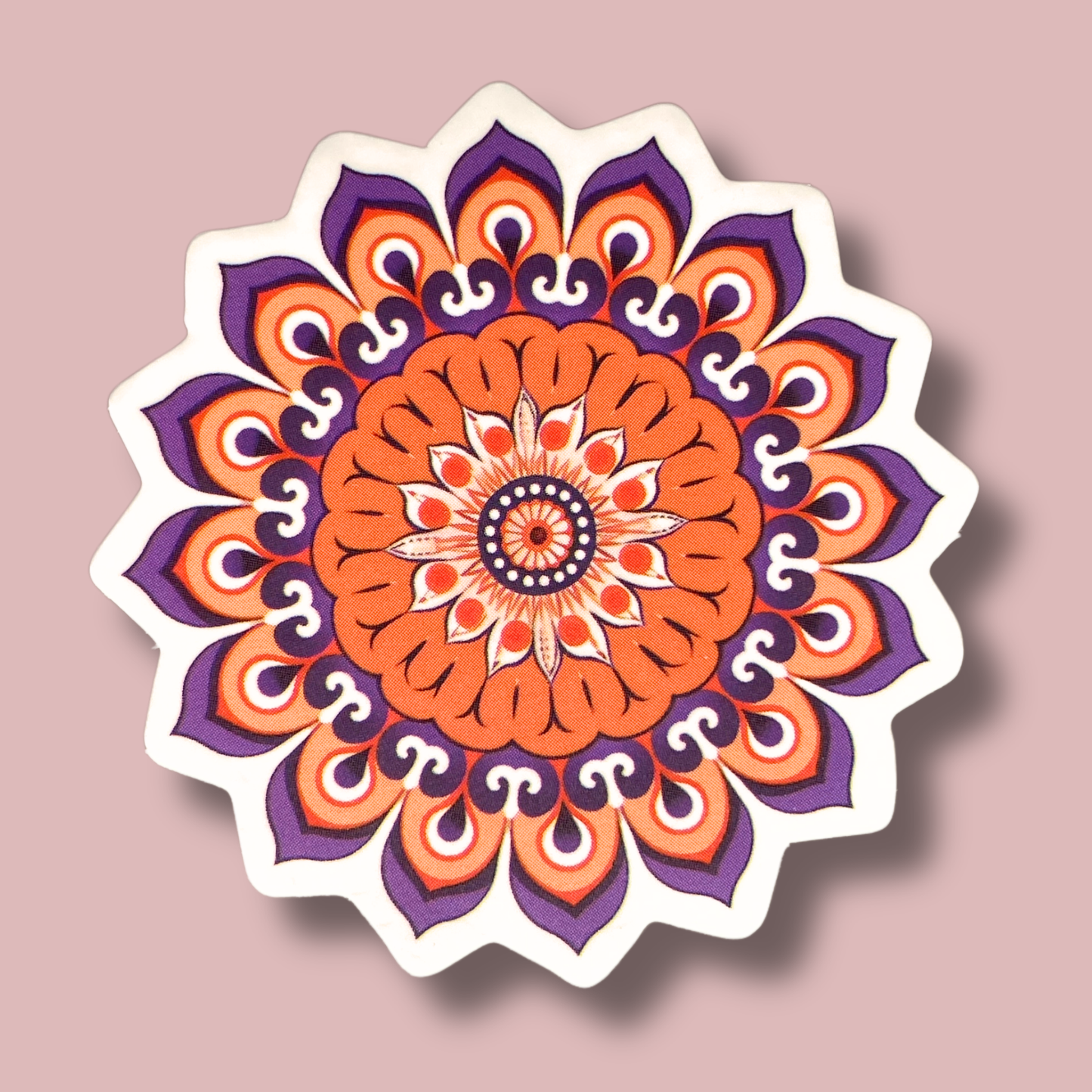Patterned Mandala Sticker
