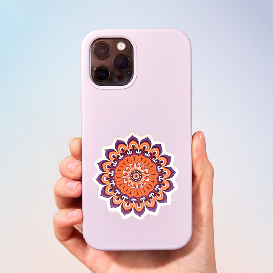 Patterned Mandala Sticker