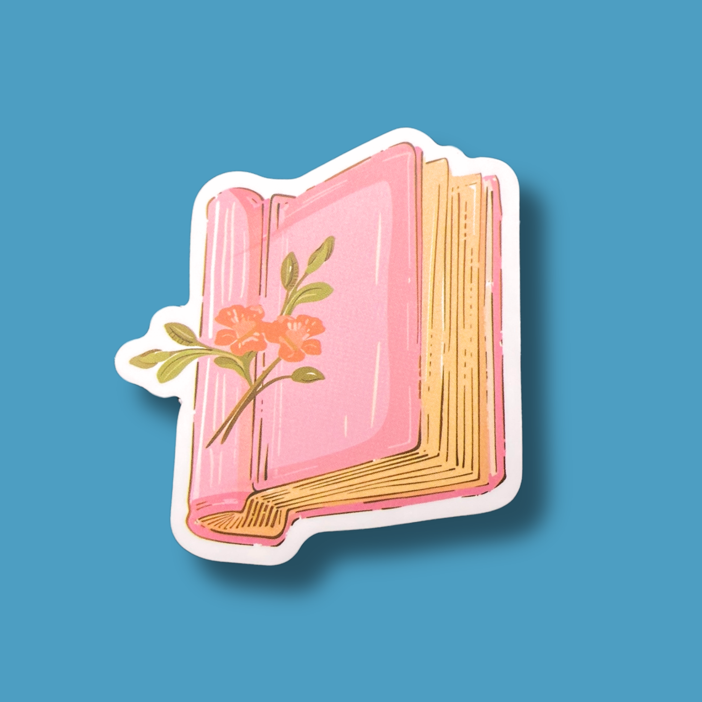 Page & Heart Sticker