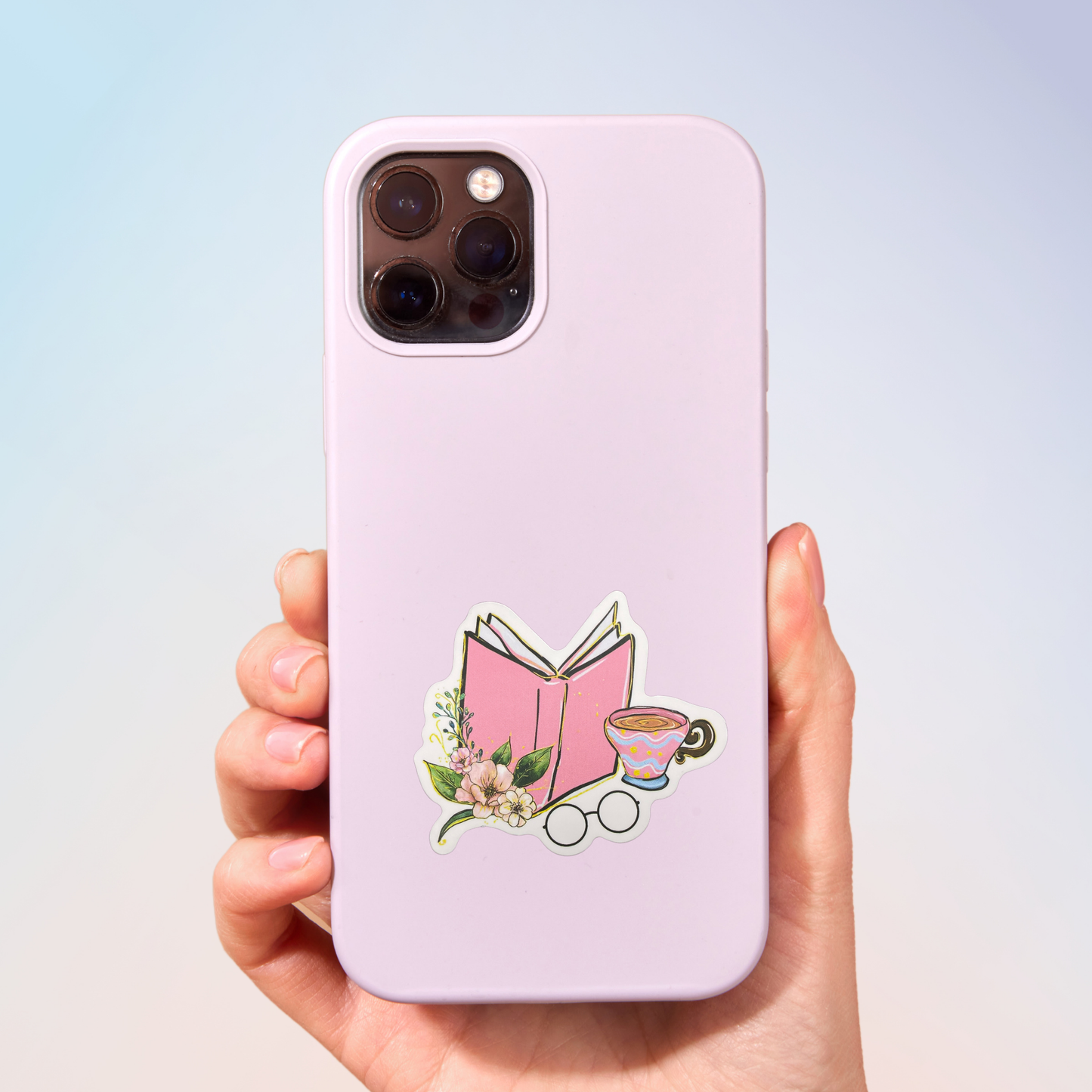 Tea & Books Sticker