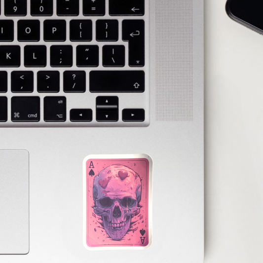 Ace Of Bones Sticker