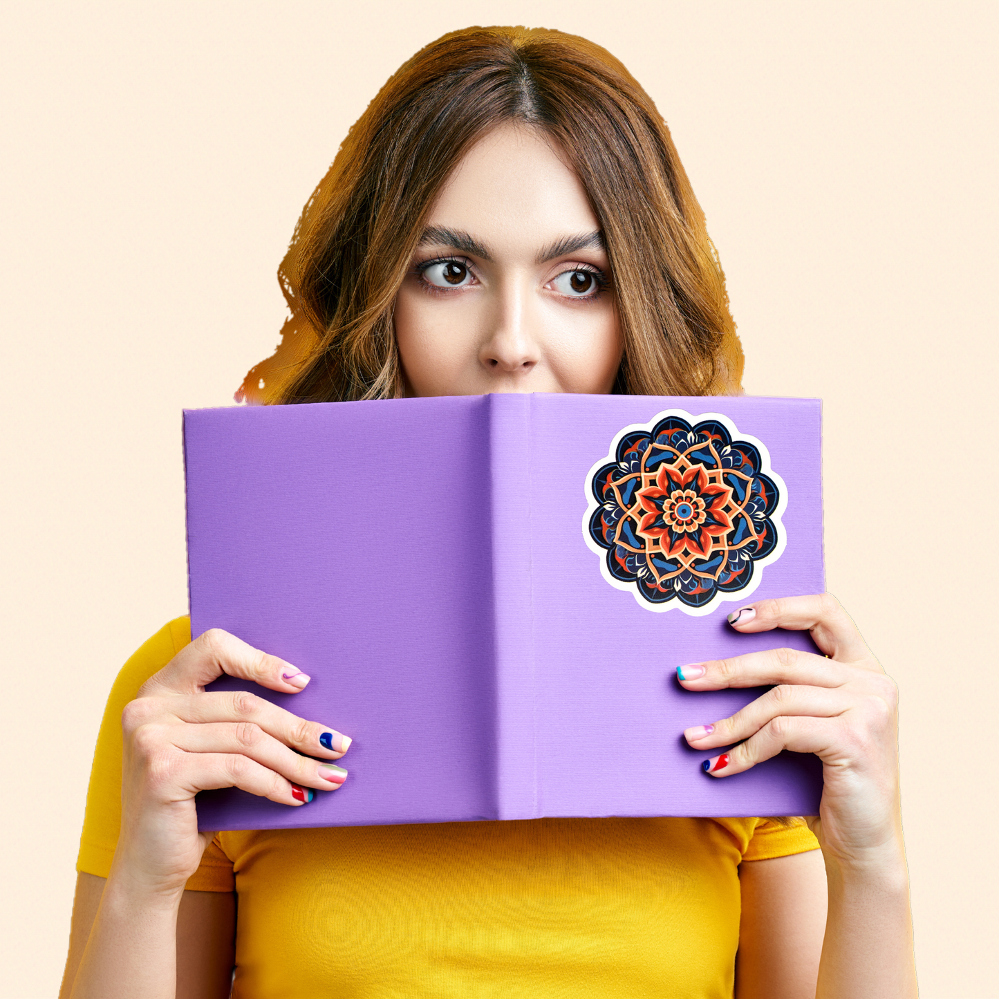 Sacred Bloom Mandala Sticker