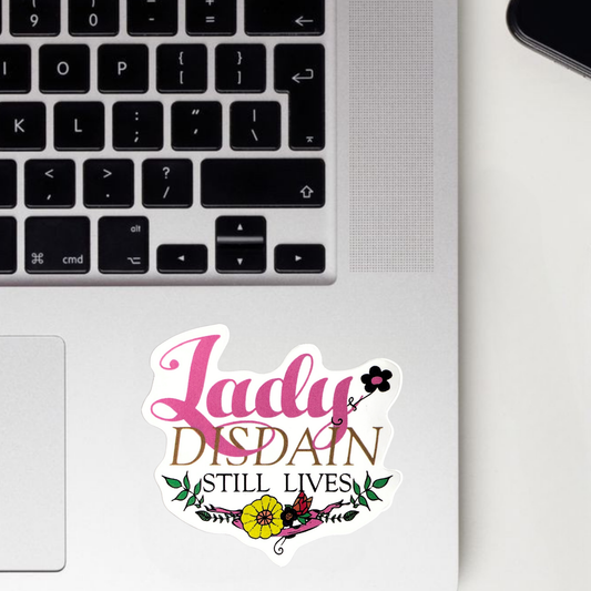 Lady Disdain Still Lives Sticker