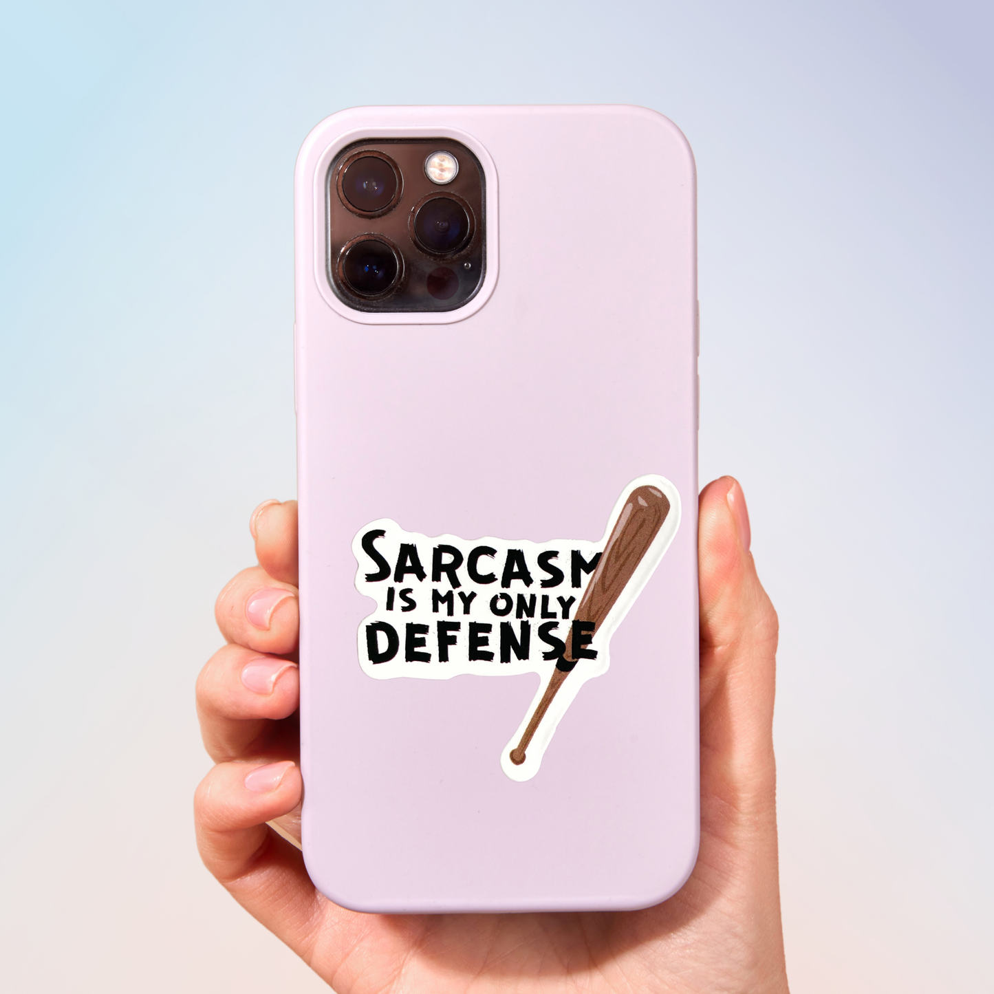 Sarcasm Is My Only Defence Sticker
