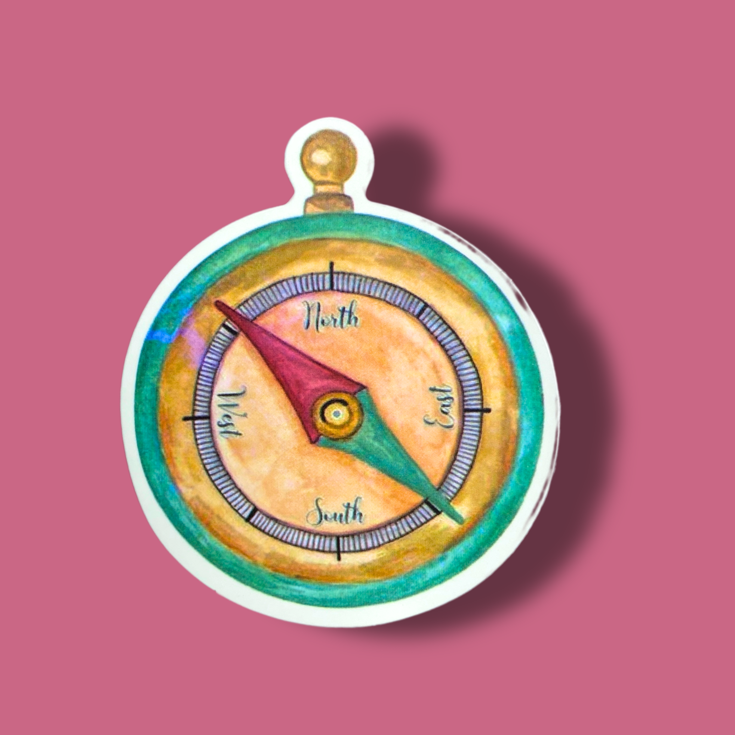 Compass Sticker