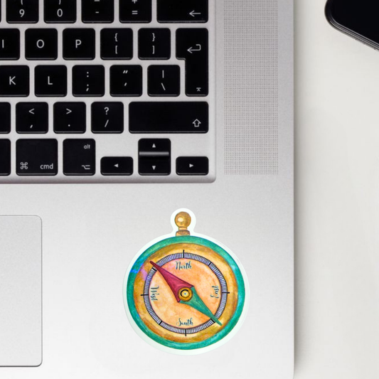 Compass Sticker