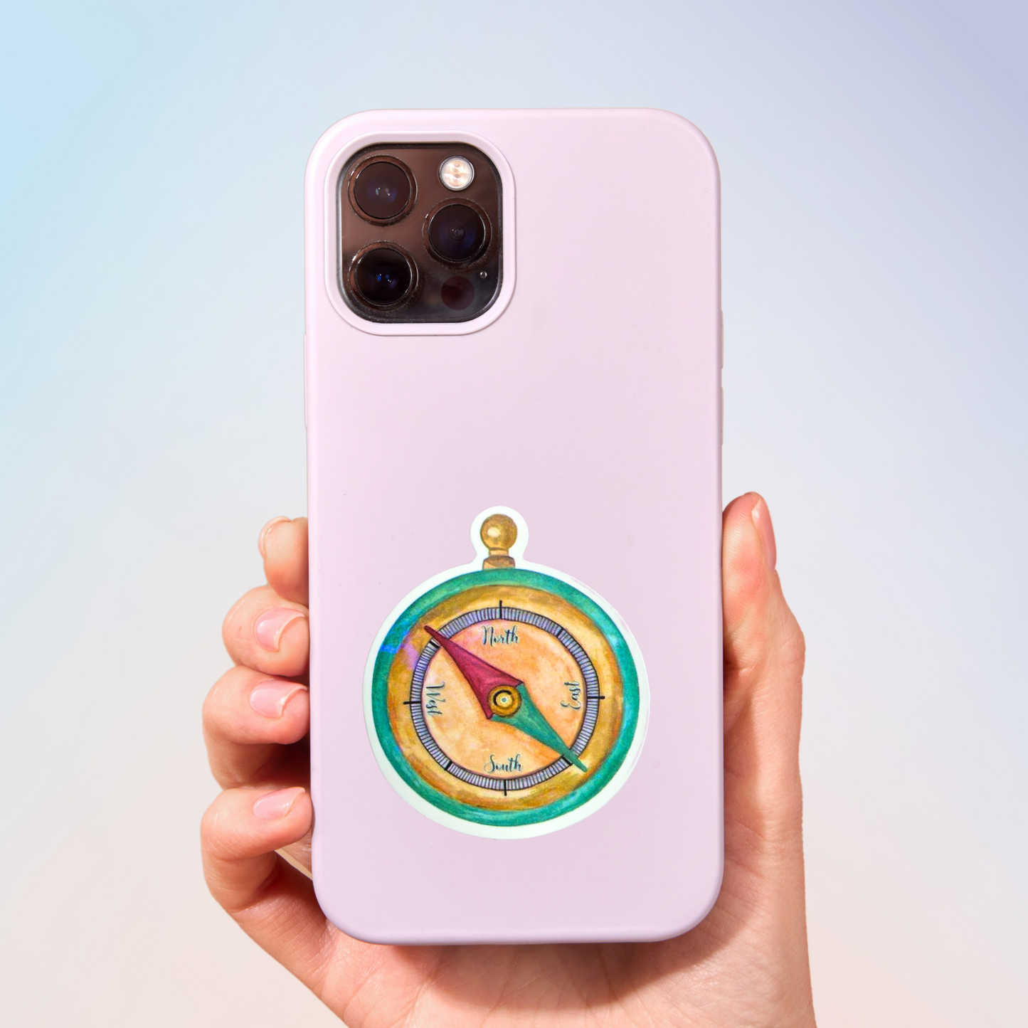 Compass Sticker