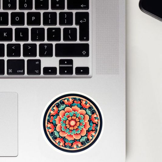 Elegant Mandala Art Sticker