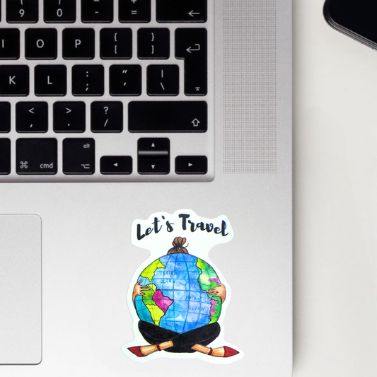 Let's Travel Sticker