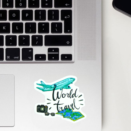World Travel Sticker