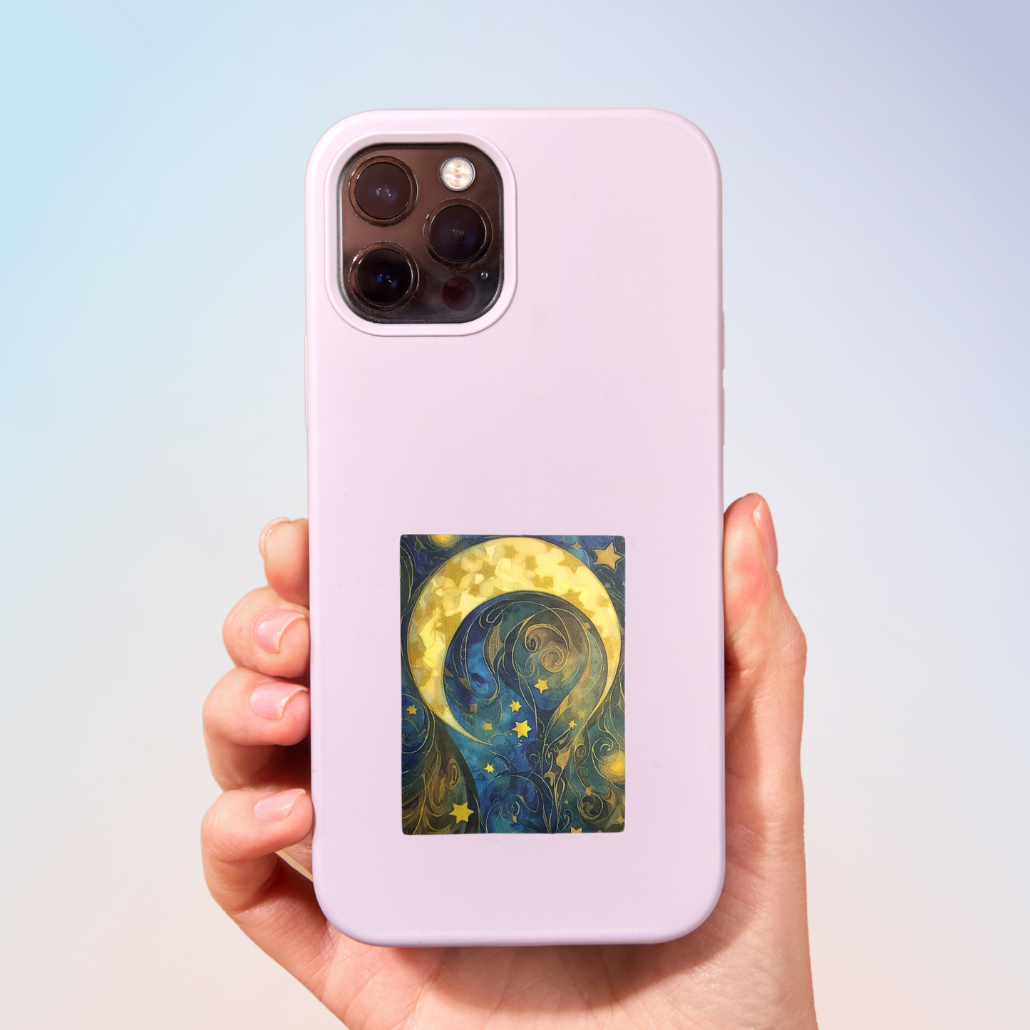Golden Glow Sticker