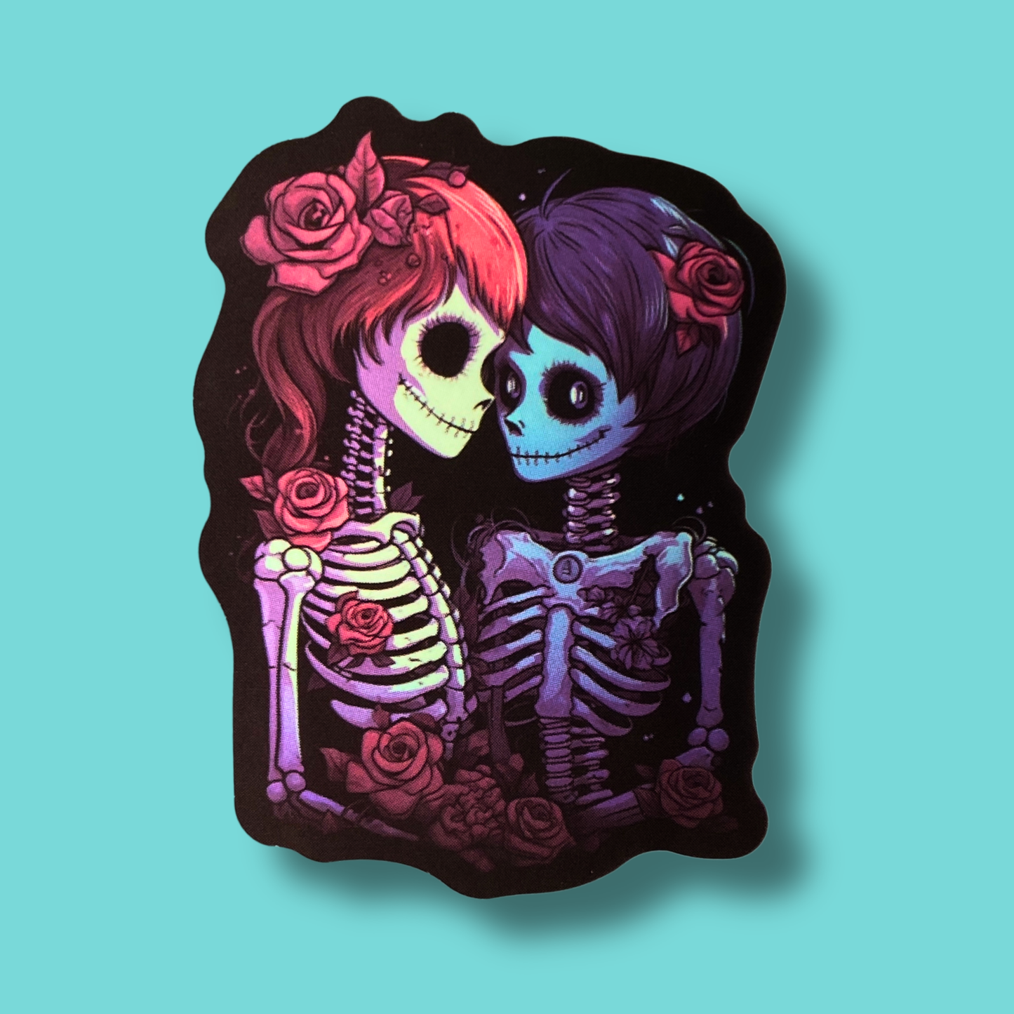 Skull Mates Sticker