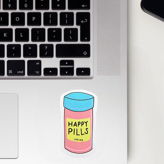 Happy Pills Sticker