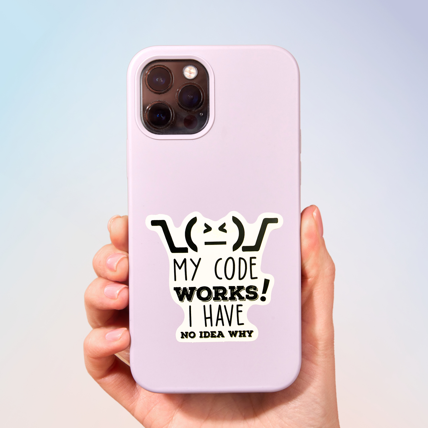 My Code Works! I Have No Idea Why Sticker