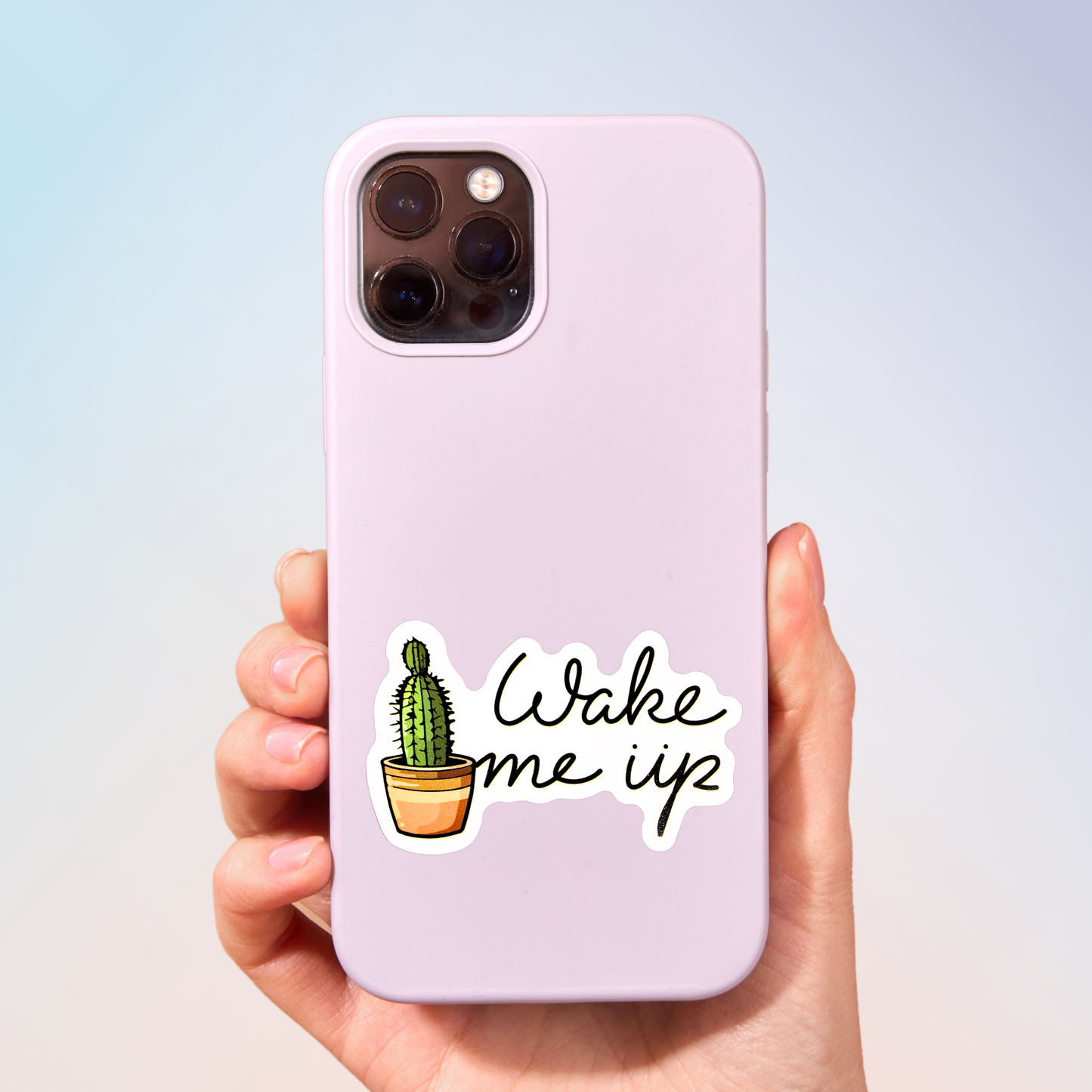 Wake Me Up Sticker