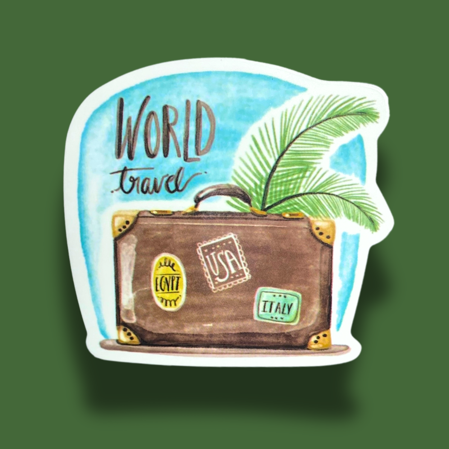 World Travel Sticker