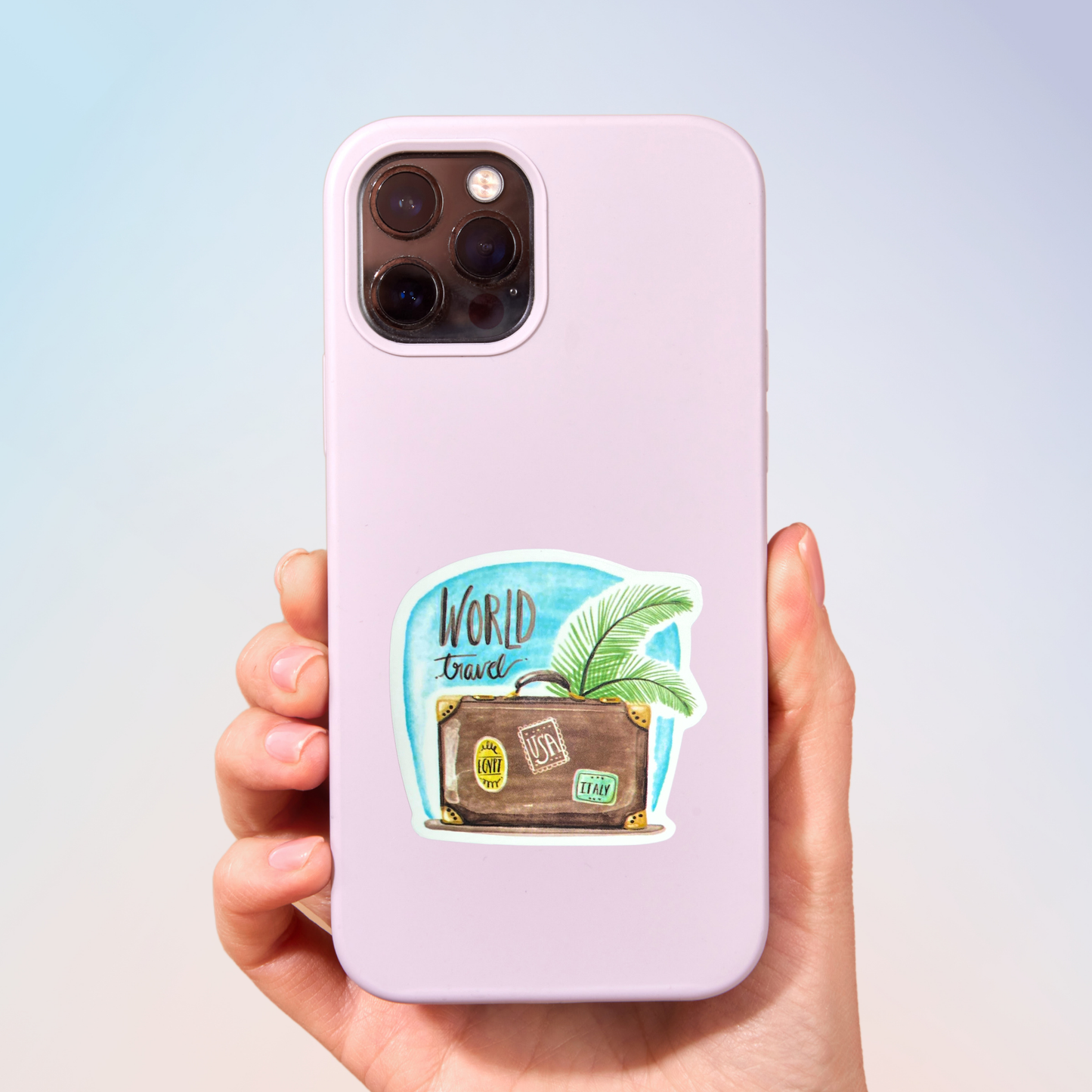 World Travel Sticker