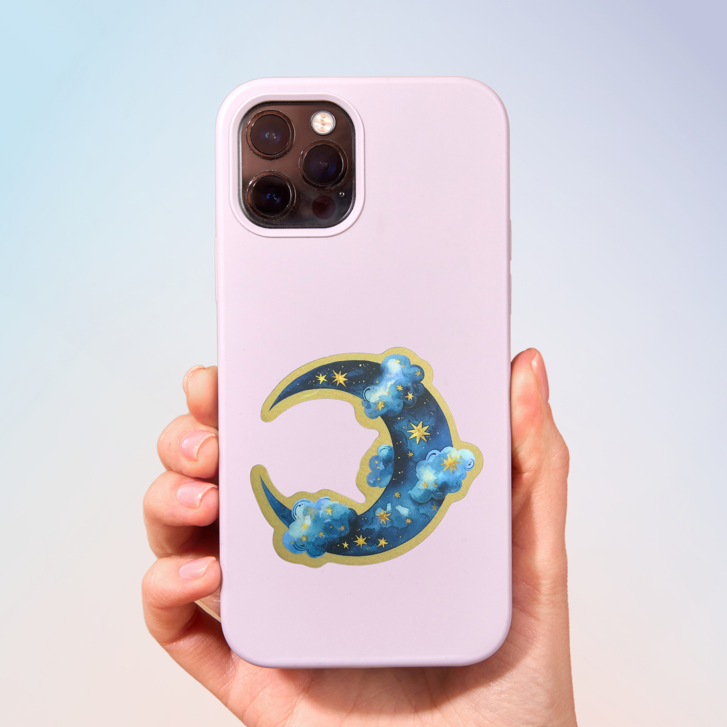 Moon & Back Sticker