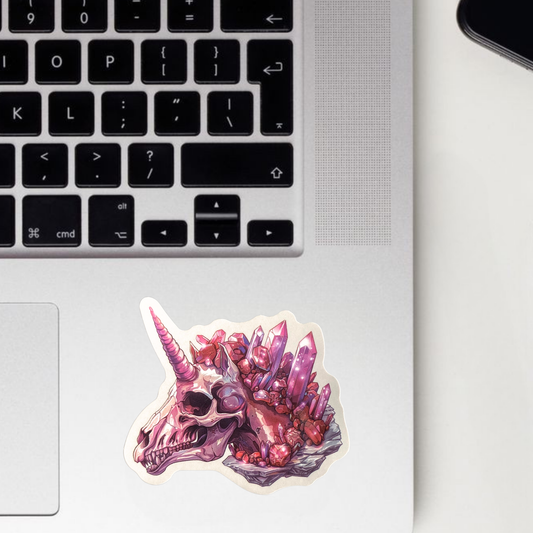 Horn & Crystals Sticker