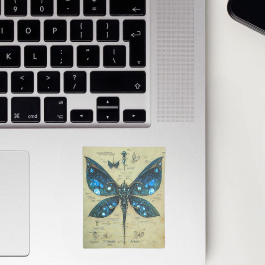 Blue Glimmer Sticker