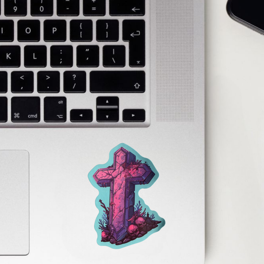 Crystal Cross Sticker
