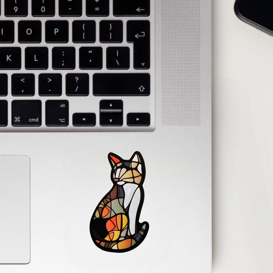 Glass Kitty Sticker