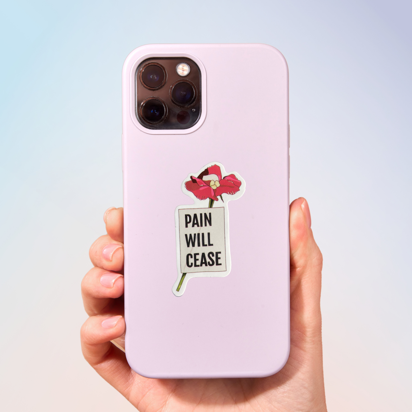 Pain Will Cease Sticker