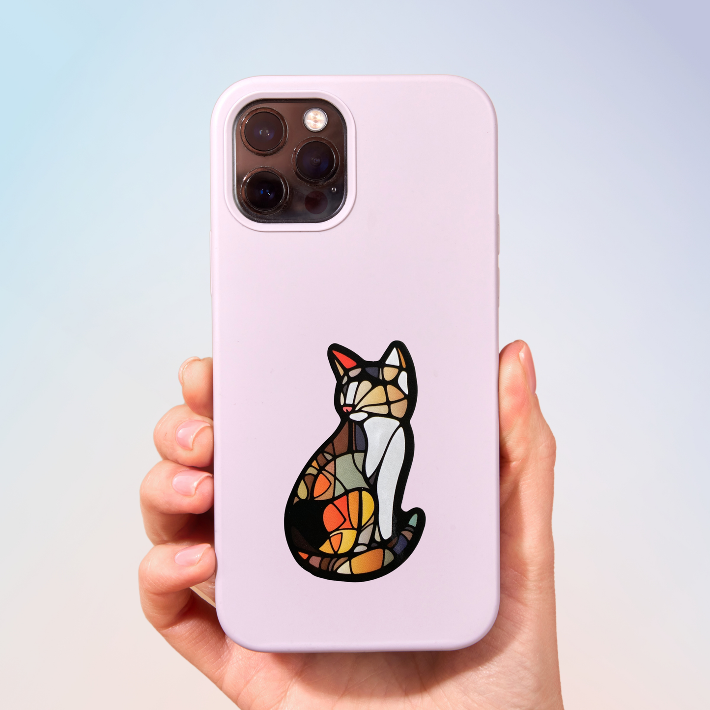 Glass Kitty Sticker