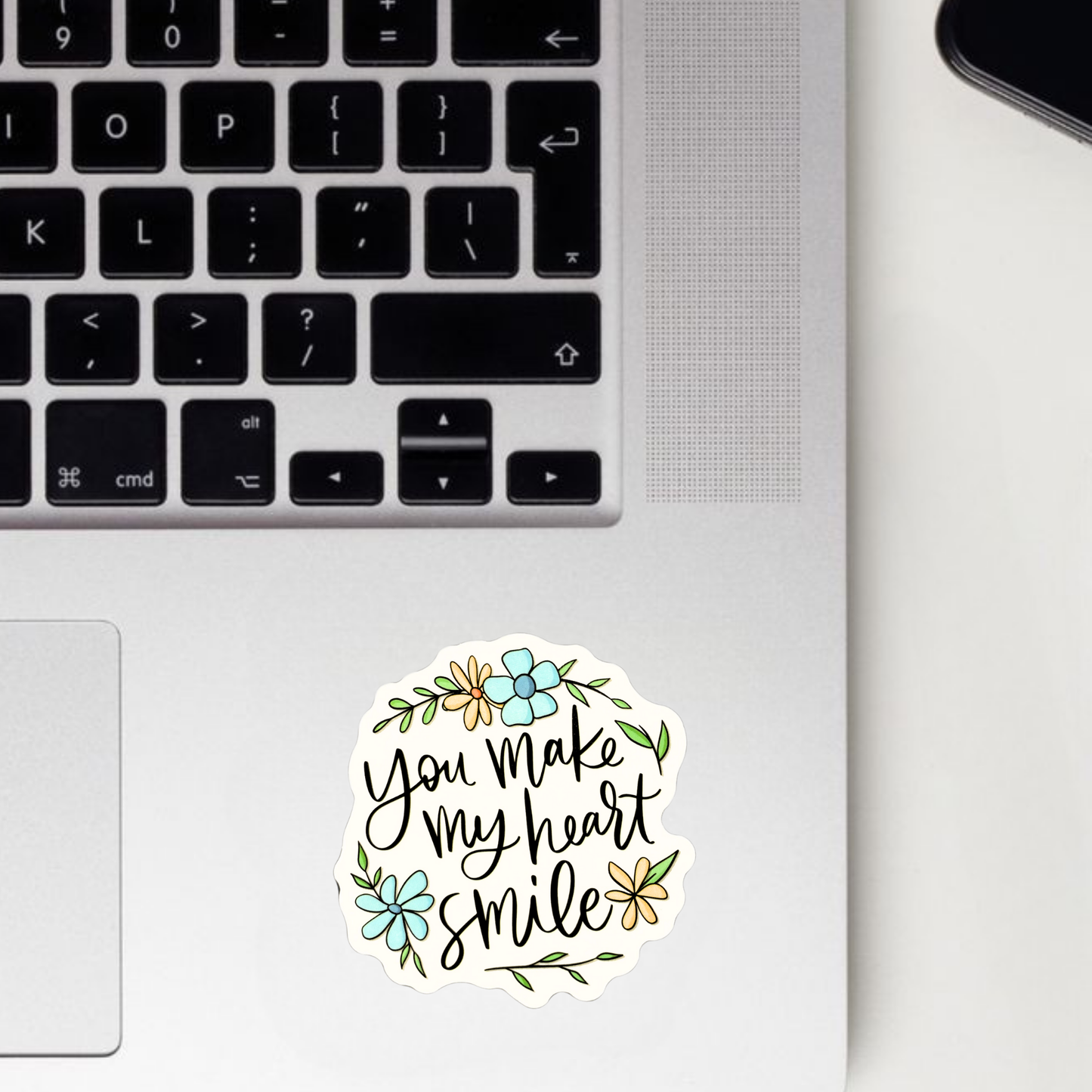 You Make My Heart Smile Sticker