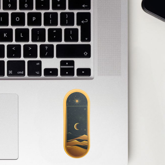Moonlit Shore Sticker