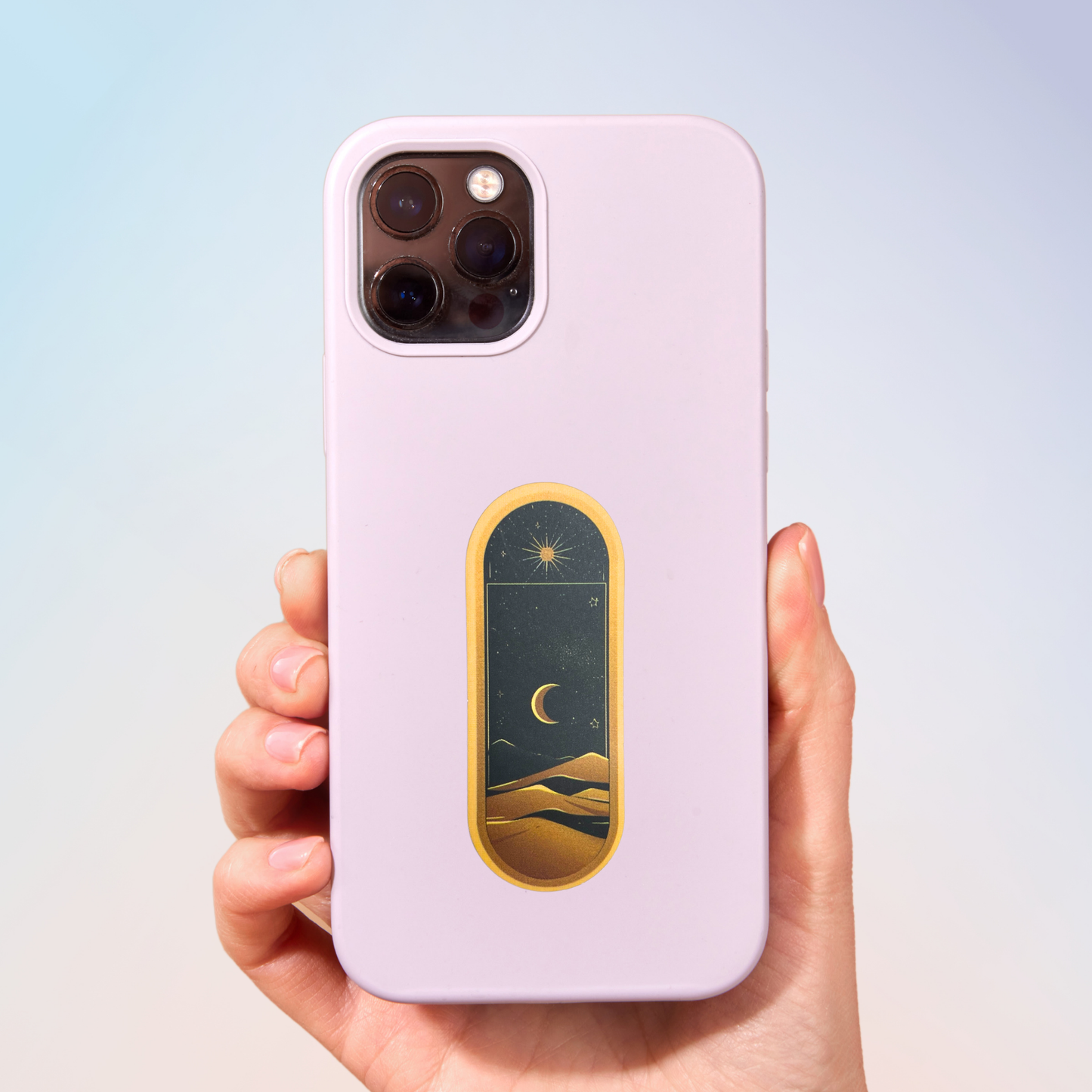 Moonlit Shore Sticker