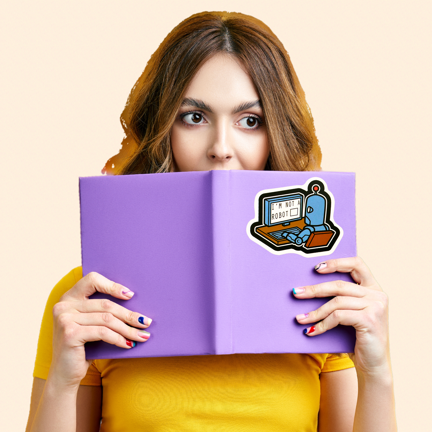 I'm Not A Robot Sticker