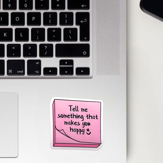 Source Of Happiness Sticker