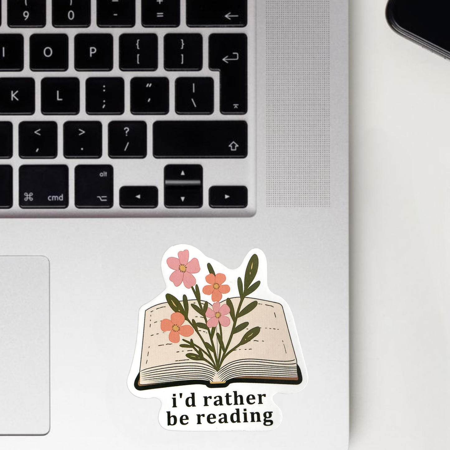 I'd Rather Be Reading Sticker