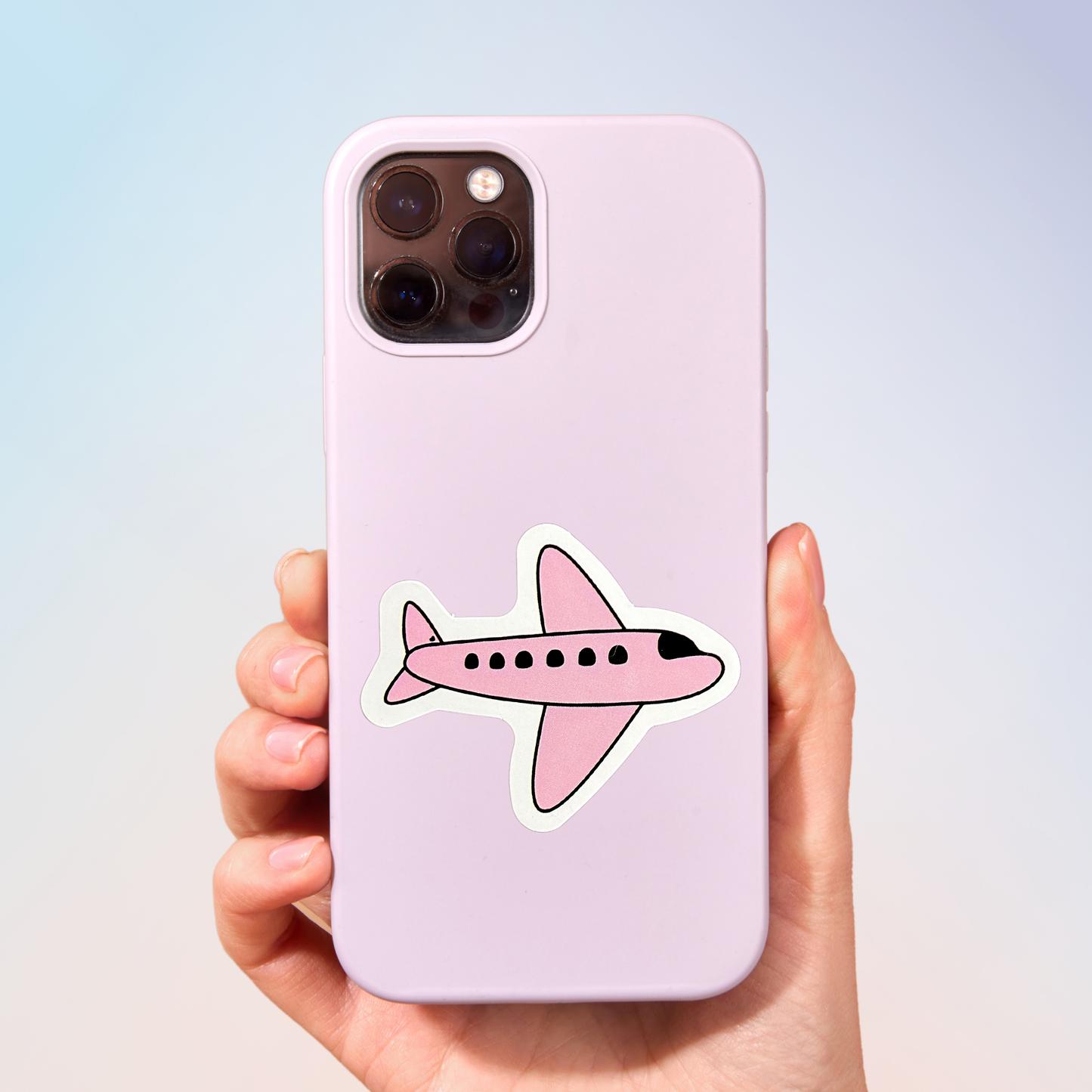Rosy Flier Sticker