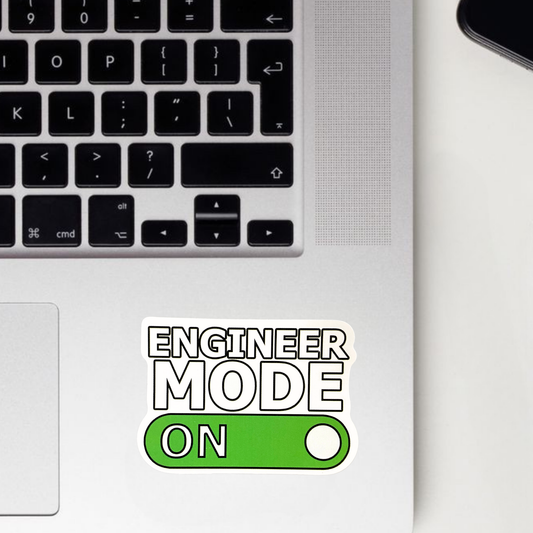 Engineer Mode On Sticker