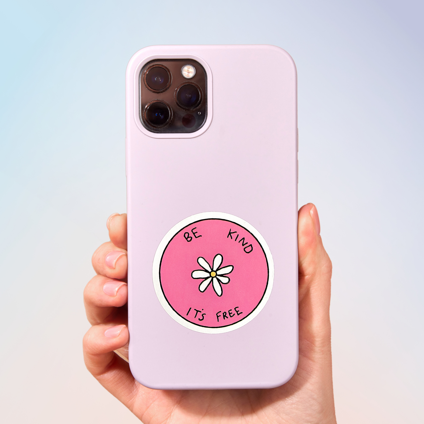 Be Kind It's Free Sticker