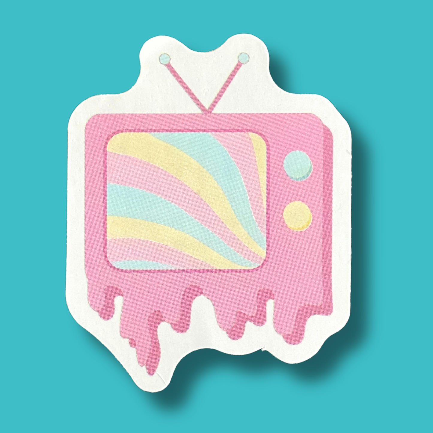 Pink Screen Sticker