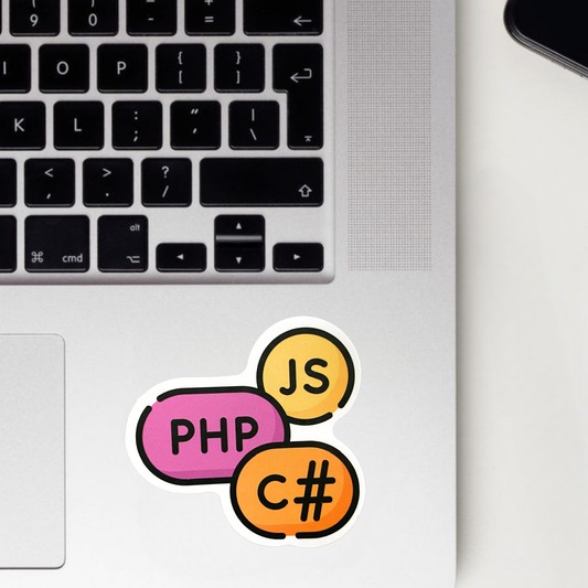 JS PHP C# Sticker