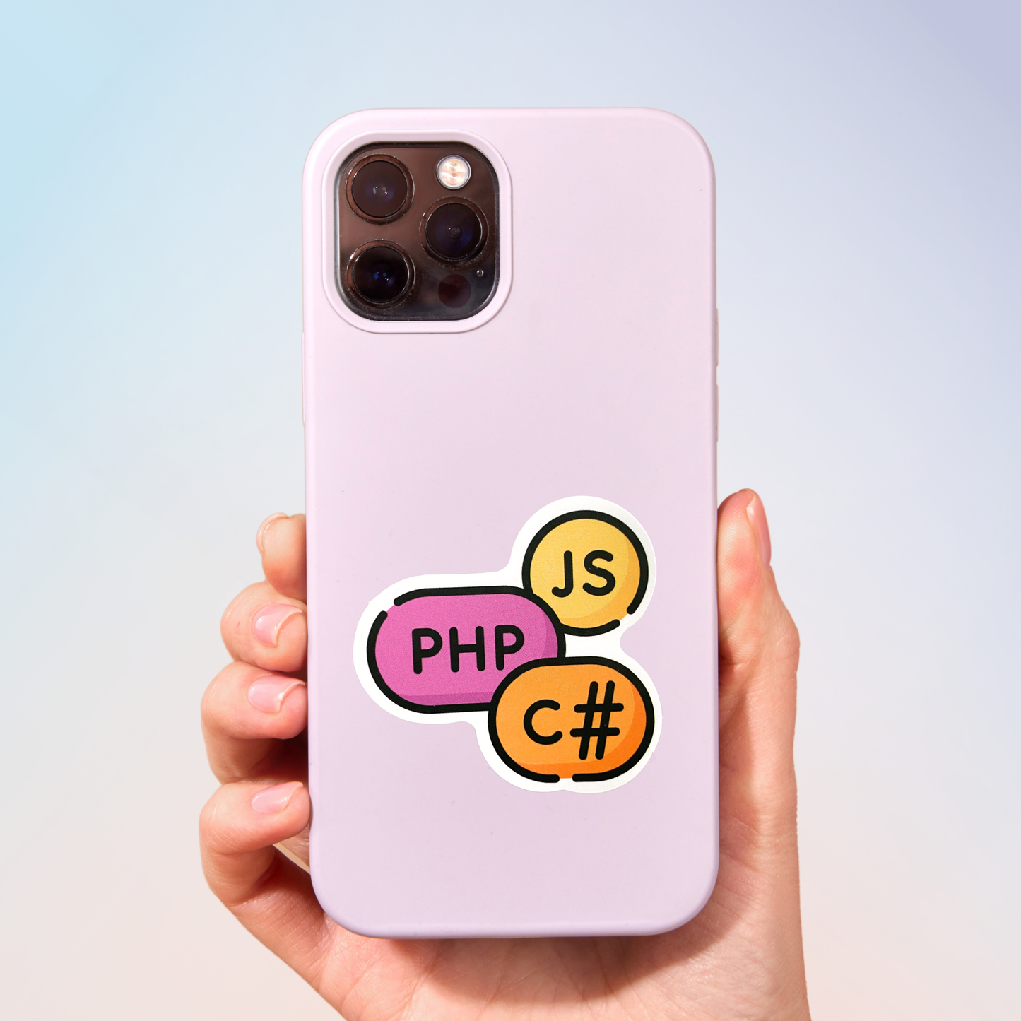 JS PHP C# Sticker