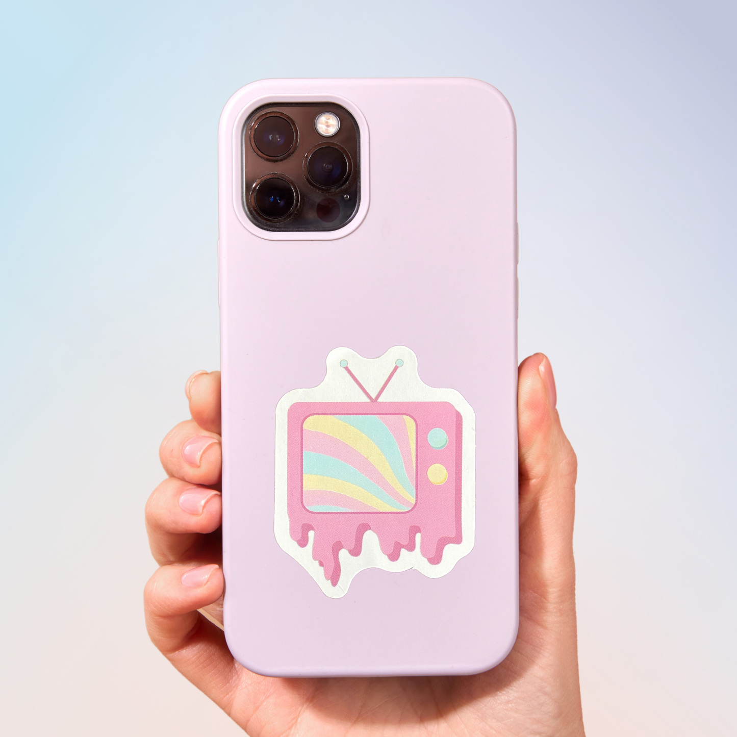 Pink Screen Sticker