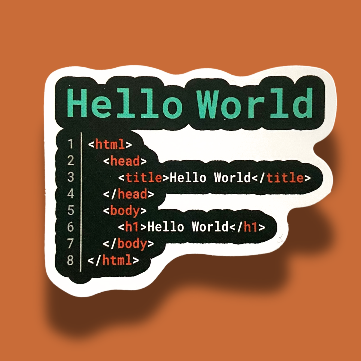 Hello World Sticker