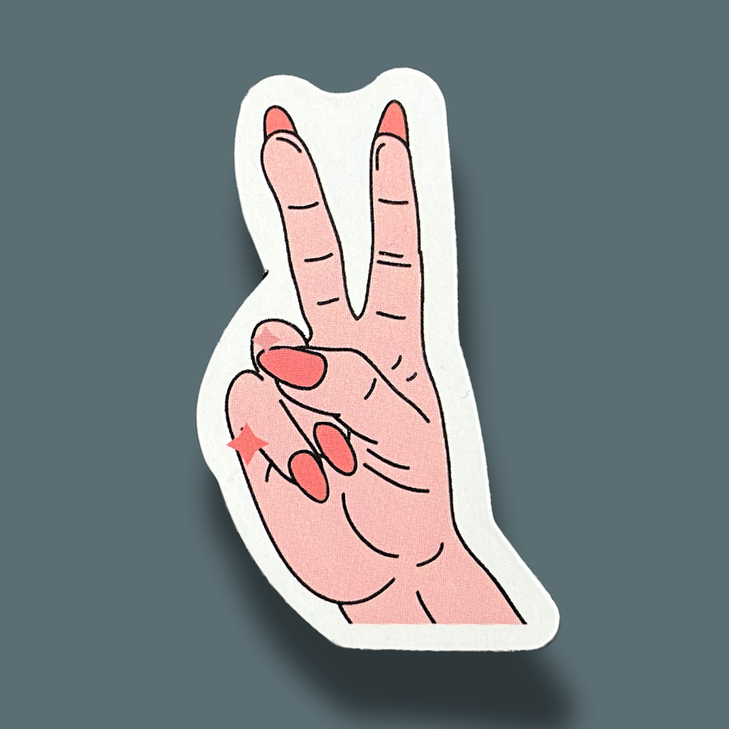 Peace Out Sticker