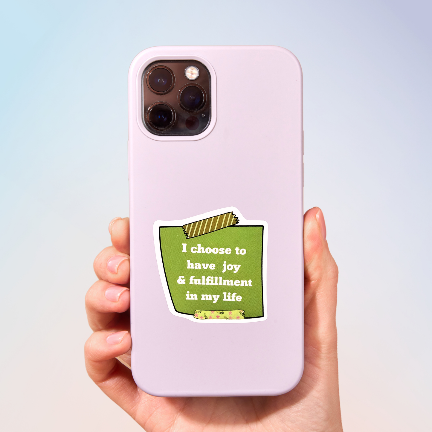 Joy And Fulfillment Sticker