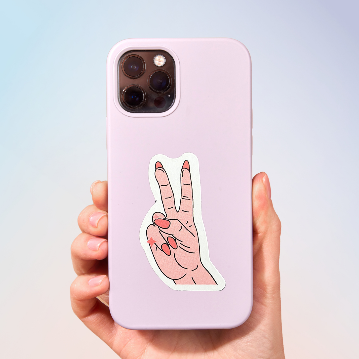 Peace Out Sticker