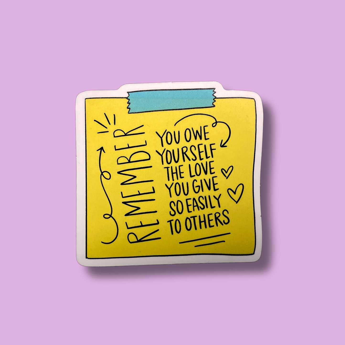 Love Yourself Sticker