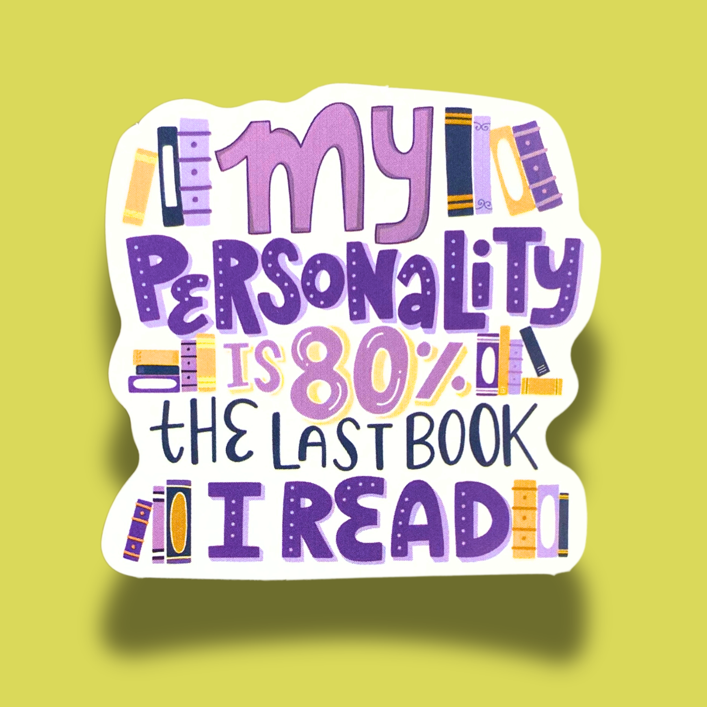 80% Sunk In Pages Sticker